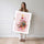 Poster Fleurs - Deux mains qui libèrent un envol coloré — Vierge - poster-femme-debout — passe-partout blanc
