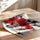 Poster Fleurs rouges - Éclaboussures street art et énergie brute — Vierge - poster-enroullé — passe-partout blanc