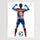 Poster footballeur France bleu rouge personnalisé prénom numéro décoration chambre garçon