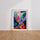 Poster Forêt fantastique - Bois enchanté aux mille couleurs — Vierge - living-room — passe-partout blanc