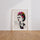 Poster Frida Kahlo - Des ailes pour voler et des fleurs qui osent — Vierge - living-room — passe-partout blanc