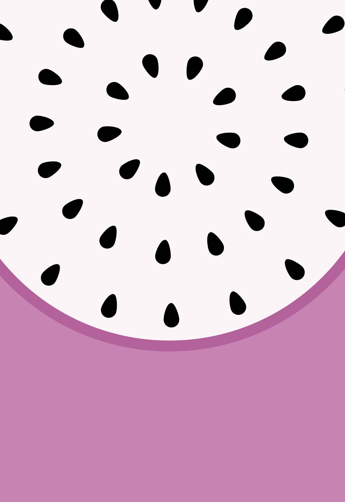 Poster Fruit du dragon - Tranches exotiques aux couleurs éclatantes