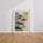 Poster Galets zen - Équilibre paisible entre sable et pierre — Vierge - living-room — passe-partout blanc