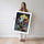 Poster Ganesh divin - Sagesse sereine en origami coloré — Vierge - poster-femme-debout — passe-partout blanc