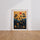 Poster Girafes - Silhouettes dorées sous le soleil couchant d'Afrique — Vierge - living-room — passe-partout blanc