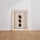 Poster Grain de café - Minimalisme gourmand pour amateurs de café — Vierge - living-room — passe-partout blanc