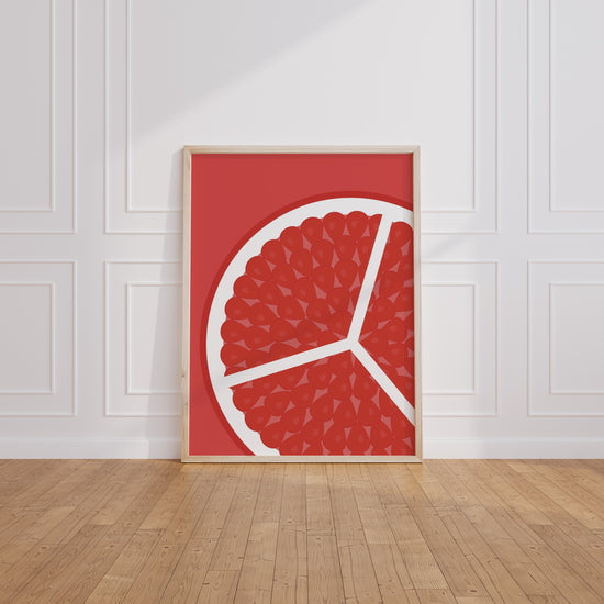 Poster Grenade - Éclats juteux et fraîcheur tropicale — Vierge - living-room