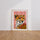 Poster Guépard à pois - Fauve chic aux teintes girly — Vierge - living-room — passe-partout blanc