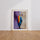 Poster Guerrier amérindien - Fierté cérémonielle arc-en-ciel — Vierge - living-room — passe-partout blanc