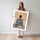Poster Homme africain - Boubou rayé et fierté tranquille — Vierge - poster-femme-debout — passe-partout blanc