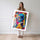 Poster Jeune Fille à la Perle - Vermeer version street art éclatante — Vierge - poster-femme-debout — passe-partout blanc