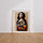 Poster Joconde pop art - La Mona Lisa revisitée en couleurs vibrantes — Vierge - living-room — passe-partout blanc