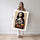 Poster Joconde pop art - La Mona Lisa revisitée en couleurs vibrantes — Vierge - poster-femme-debout — passe-partout blanc