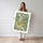 Poster Léopard - Camouflage félin dans une jungle verte et dorée — Vierge - poster-femme-debout — passe-partout blanc