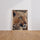 Luipaard poster in pointillisme – woonkamer interieur