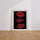 Poster Lèvres rouges - Pop art glamour et sensuel pour la chambre — Vierge - living-room — passe-partout blanc