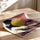 Poster La Grande Vague d'Hokusai - Version rose pop et noir profond — Vierge - poster-enroullé — passe-partout blanc