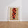 Poster Lanternes rouges - Cascade lumineuse et fête asiatique — Vierge - living-room — passe-partout blanc