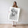 Poster Le Penseur - Silhouette épurée et invitation à la réflexion — Vierge - poster-femme-debout — passe-partout blanc