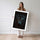 Poster Loup noir - Regard sauvage et force tranquille — Vierge - poster-femme-debout — passe-partout blanc