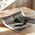 Poster Méditation en lotus - Silhouette zen pour respirer et se recentrer — Vierge - poster-enroullé — passe-partout blanc