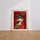 Poster Mère et enfant - Douceur inspirée des poupées russes — Vierge - living-room — passe-partout blanc