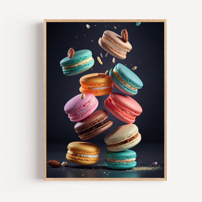 French Macarons Poster – Sweet Cascade