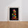 Poster Macarons gourmands - Douceurs pastel d'une pâtisserie française — Vierge - living-room — passe-partout blanc