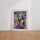 Poster Marilyn Monroe - Éclat glamour version street art — Vierge - living-room — passe-partout blanc