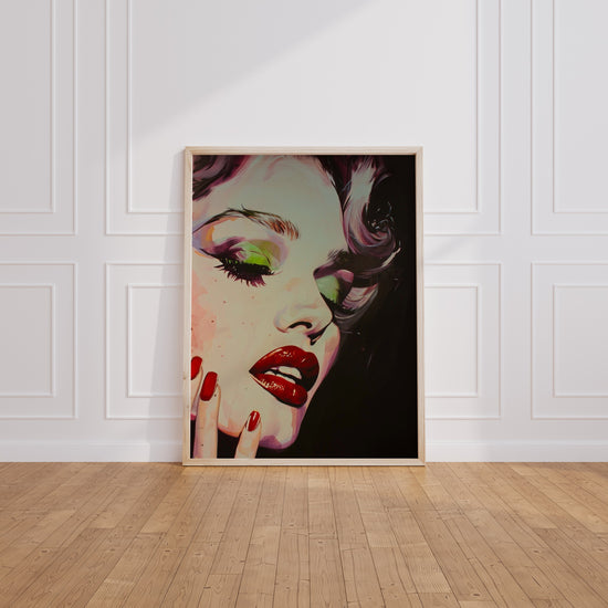 Poster Marilyn Monroe - Glamour éternel d'une légende d'Hollywood — Vierge - living-room