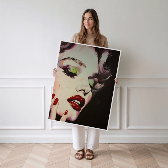 Poster Marilyn Monroe - Glamour éternel d'une légende d'Hollywood — Vierge - poster-femme-debout