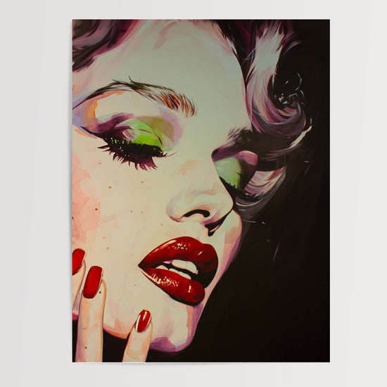 Poster Marilyn Monroe - Glamour éternel d'une légende d'Hollywood — Vierge - poster-presentation-produit