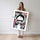 Poster Monkey D. Luffy - Sourire manga et graffitis pleins de vie — Vierge - poster-femme-debout — passe-partout blanc