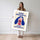Poster More Spaghetti Less Upssetti - Clin d'œil pop et bonne humeur en cuisine — Vierge - poster-femme-debout — passe-partout blanc