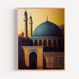 Poster Mosquée Al-Aqsa - Lumière douce d'un matin de prière