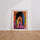 Poster Mosquée multicolore - Spiritualité lumineuse et colorée — Vierge - living-room — passe-partout blanc