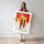 Poster mural Afrique - Silhouettes au soleil levant et couleurs de terre — Vierge - poster-femme-debout — passe-partout blanc