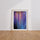 Poster mural Glycine - Cascade fleurie sous une lumière dorée — Vierge - living-room — passe-partout blanc