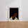 Poster mural Mère et Enfant - Douceur d'une étreinte africaine — Vierge - living-room — passe-partout blanc