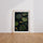 Poster Nénuphars - Douceur verte d'un plan d'eau paisible — Vierge - living-room — passe-partout blanc