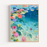 Poster Nymphéas de Monet - Douceur d'un bassin fleuri à Giverny