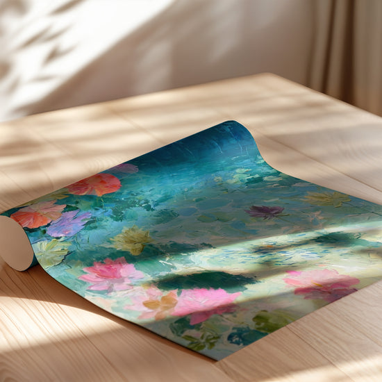 Poster Nymphéas de Monet - Douceur d'un bassin fleuri à Giverny — Vierge - poster-enroullé