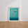 Poster Océan et oiseaux - L'appel du large et du ciel bleu — Vierge - living-room — passe-partout blanc