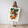 Poster Oranges pop art - Fruits gorgés de soleil pour la cuisine — Vierge - poster-femme-debout — passe-partout blanc