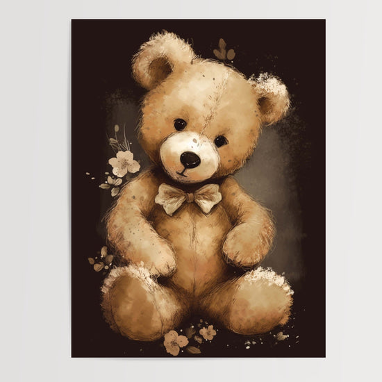Poster Ourson en peluche - Toute la tendresse d'une chambre de bébé — Vierge - poster-presentation-produit