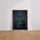 Poster Paon royal - L'éclat irisé d'un oiseau majestueux — Vierge - living-room