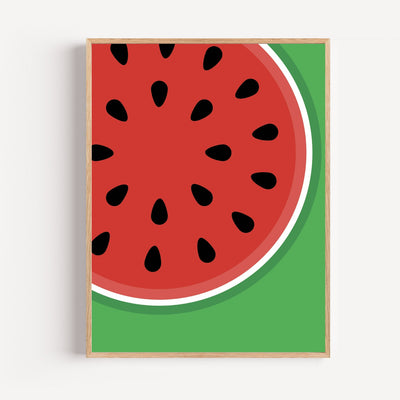 Poster Pastèque & fruits exotiques - Éclat d'été dans la cuisine
