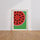 Poster Pastèque & fruits exotiques - Éclat d'été dans la cuisine — Vierge - living-room — passe-partout blanc
