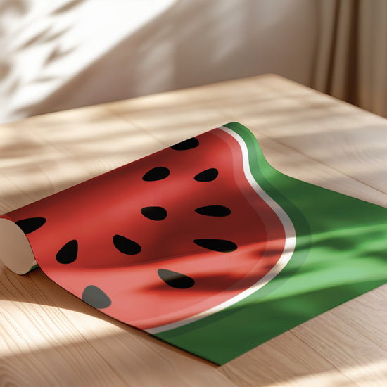 Poster Pastèque & fruits exotiques - Éclat d'été dans la cuisine — Vierge - poster-enroullé