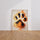 Poster Patte de chien - Empreinte tendre en aquarelle orangée — Vierge - living-room